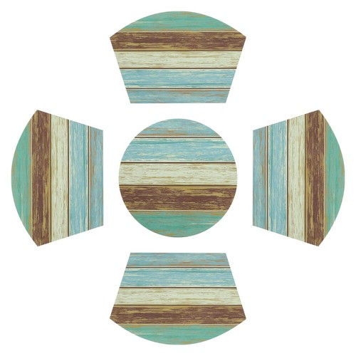 Small round table placemats - small,