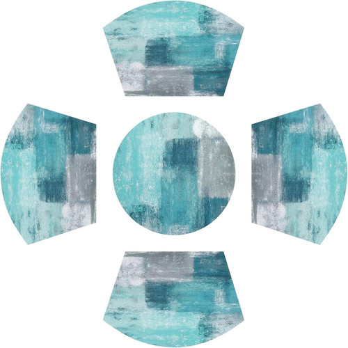 Small round table placemats - round,
