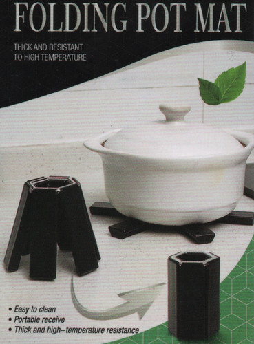 Folding pot mat - folding,